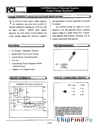 Datasheet LM79L00 manufacturer FCI